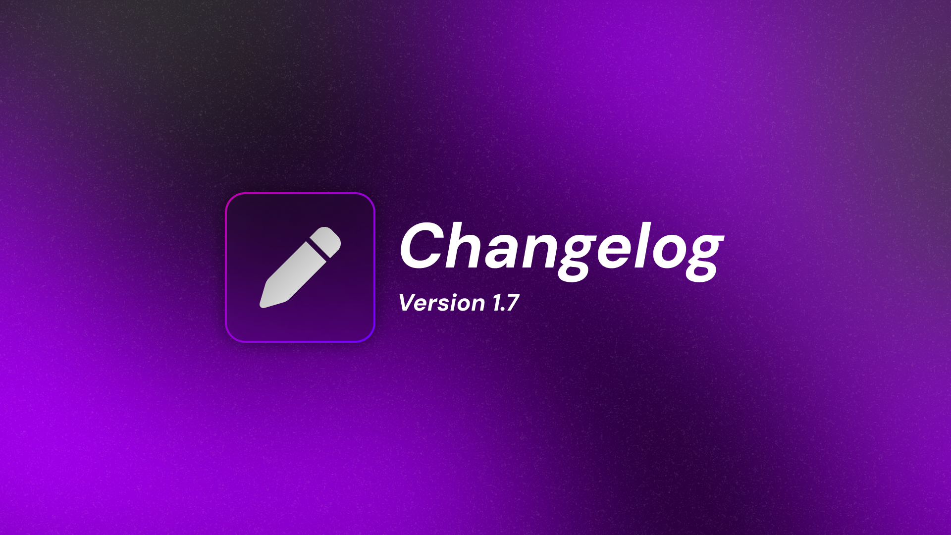 Synapsy Write v1.7.0 Changelog