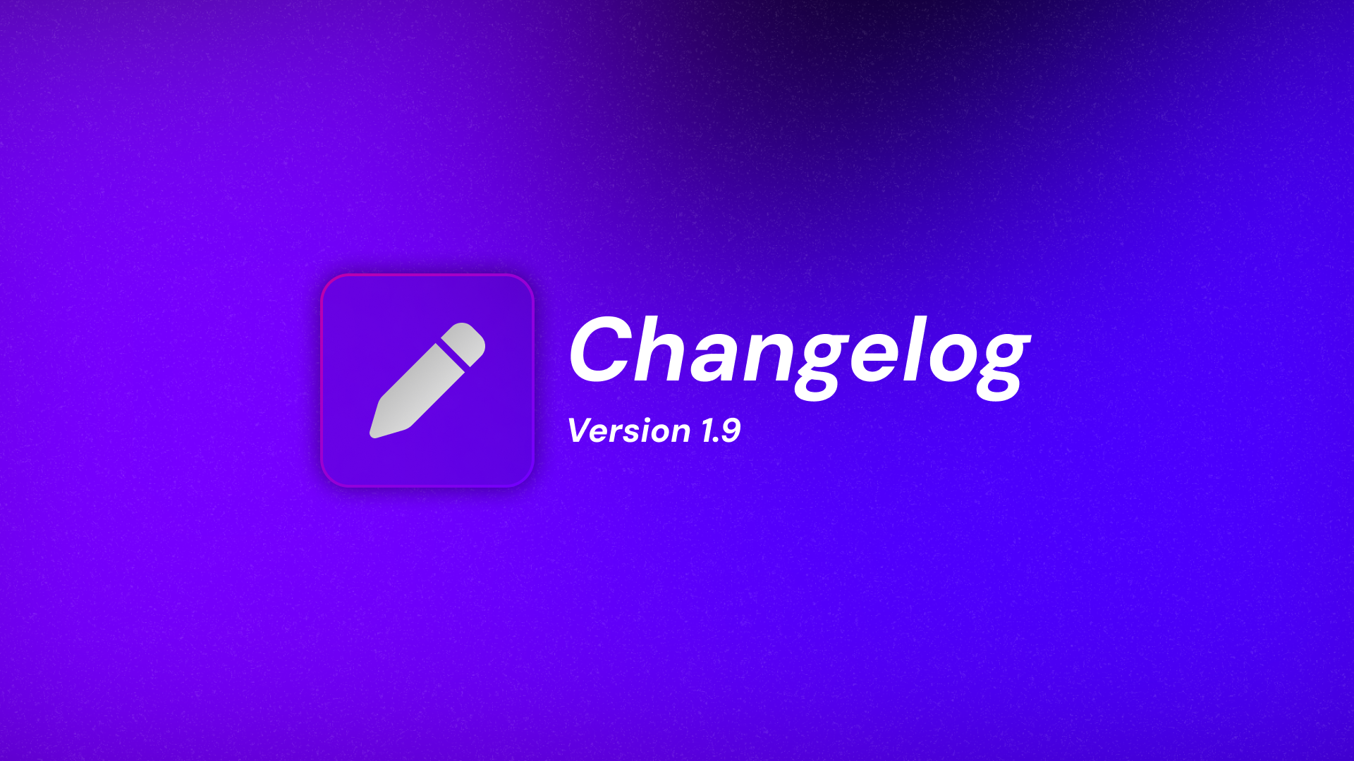 Synapsy Write v1.9.0 Changelog