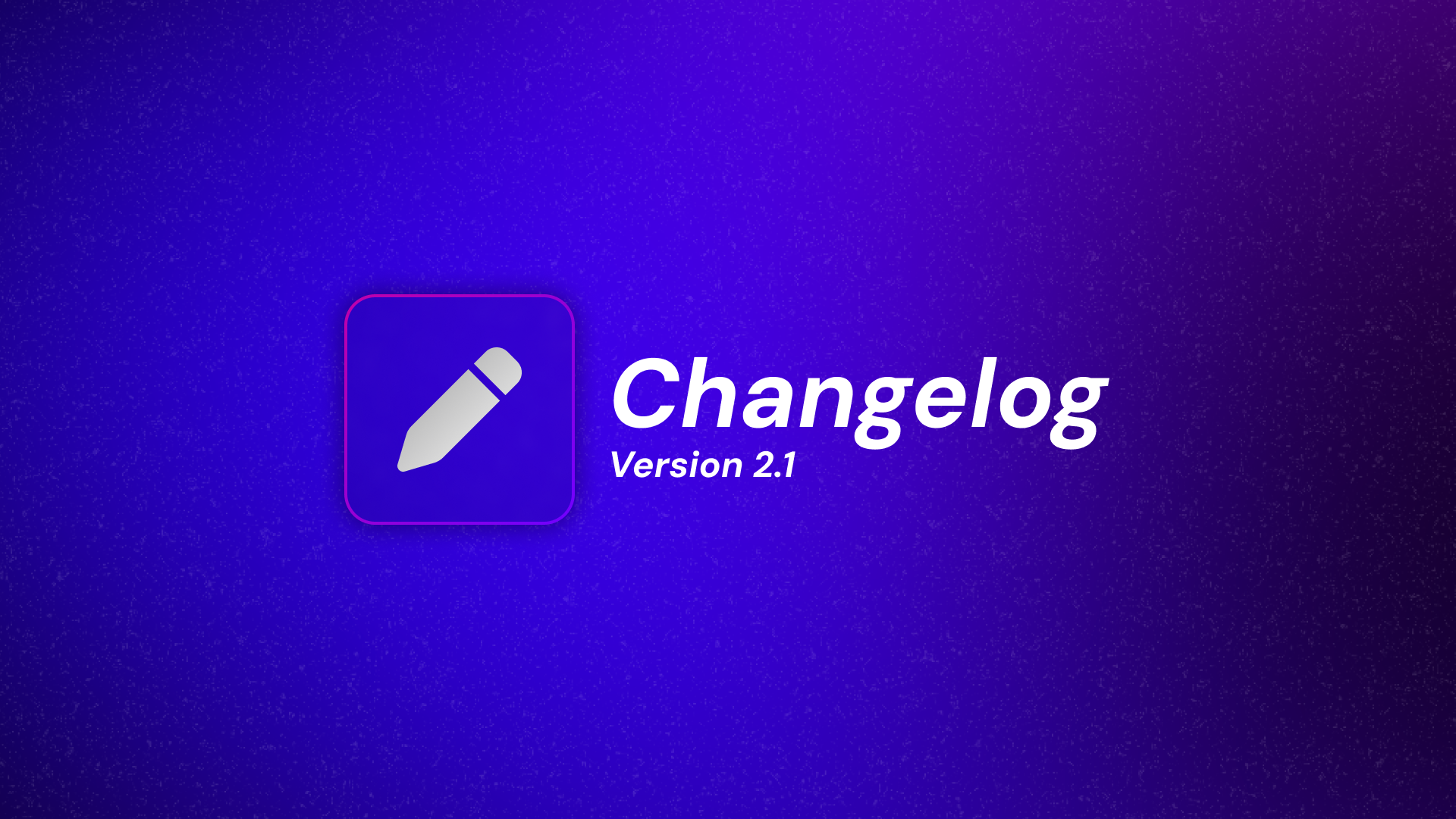 Synapsy Write v2.1.0 Changelog